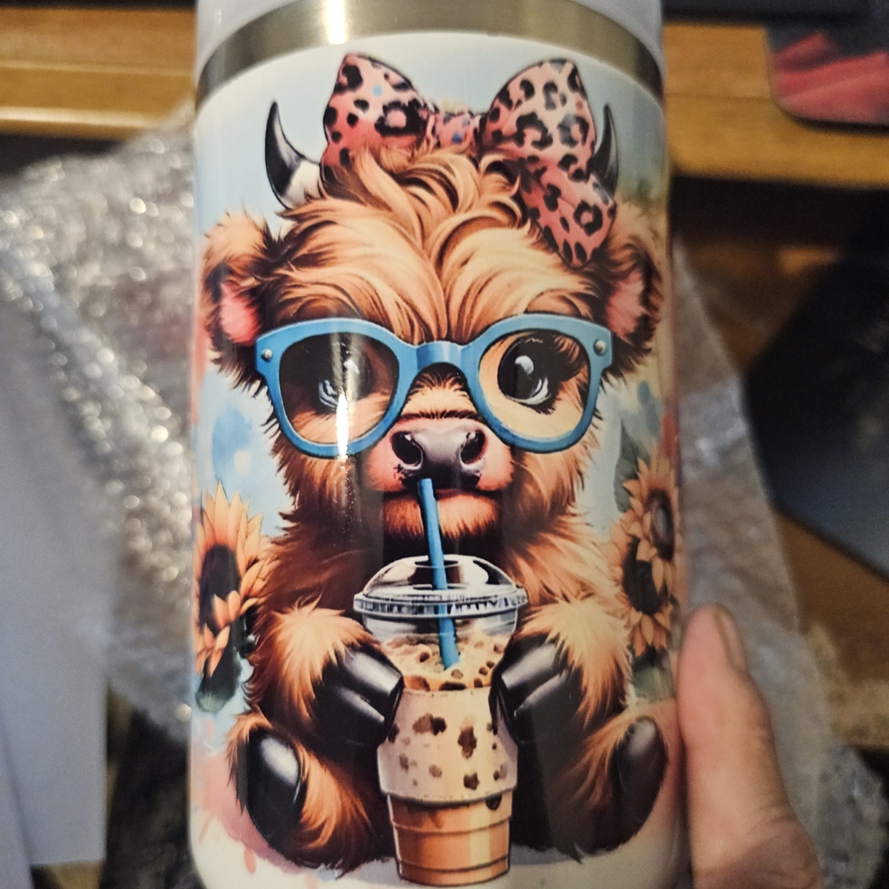 Cute Highland Cow Tumbler